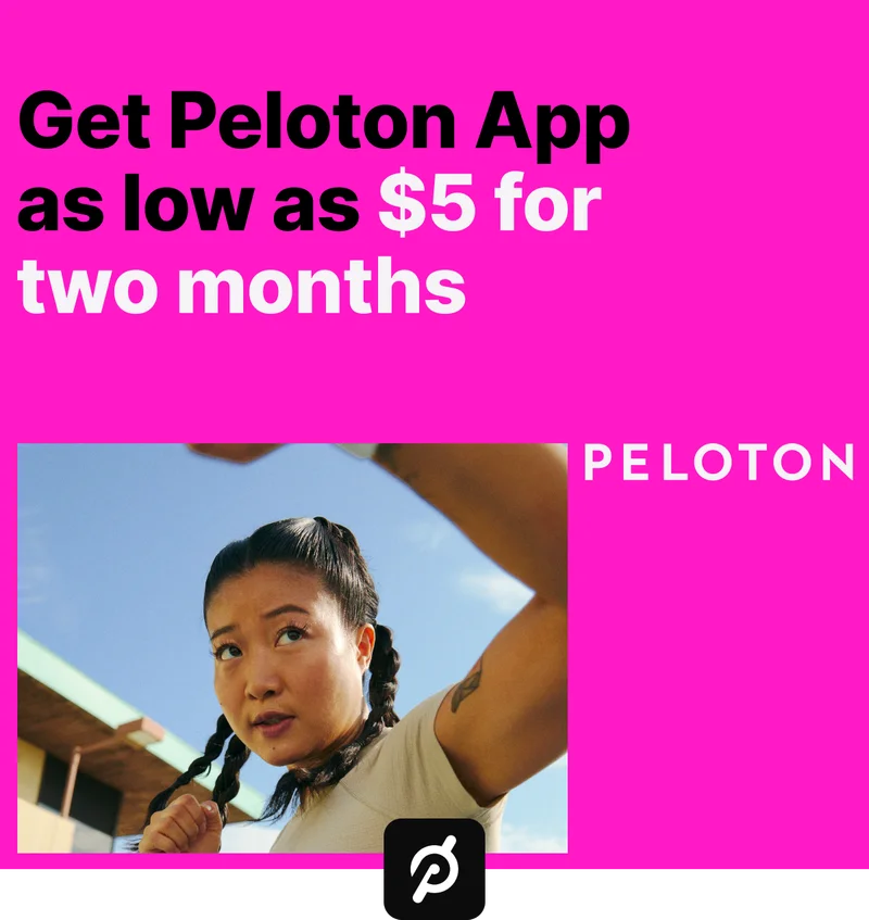 Get Peloton App as low as $5 for two months