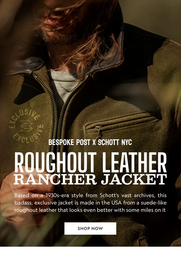 Bespoke Post x Schott NYC Roughout Leather Jacket