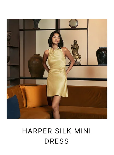 Harper Silk Mini Dress