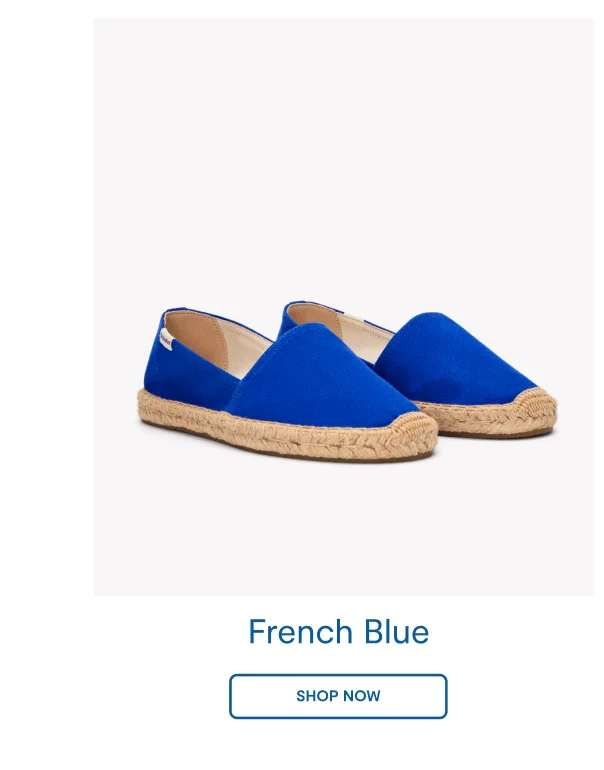 The Original Espadrille French Blue