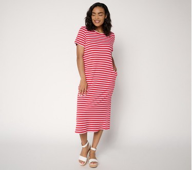 Liberty Belles by Kim Gravel Regular TripleLuxe Knit Stripe Dress