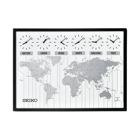 Seiko World's View Wall Clock