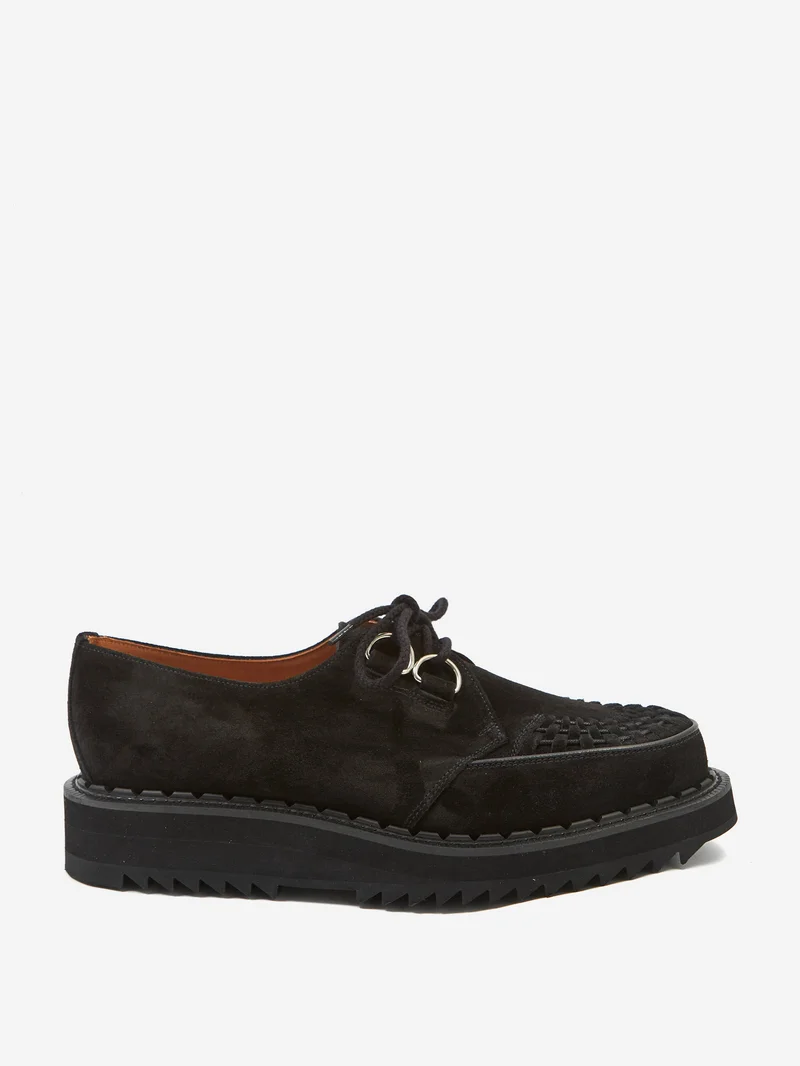 Image of George Cox Skipton - Black Suede