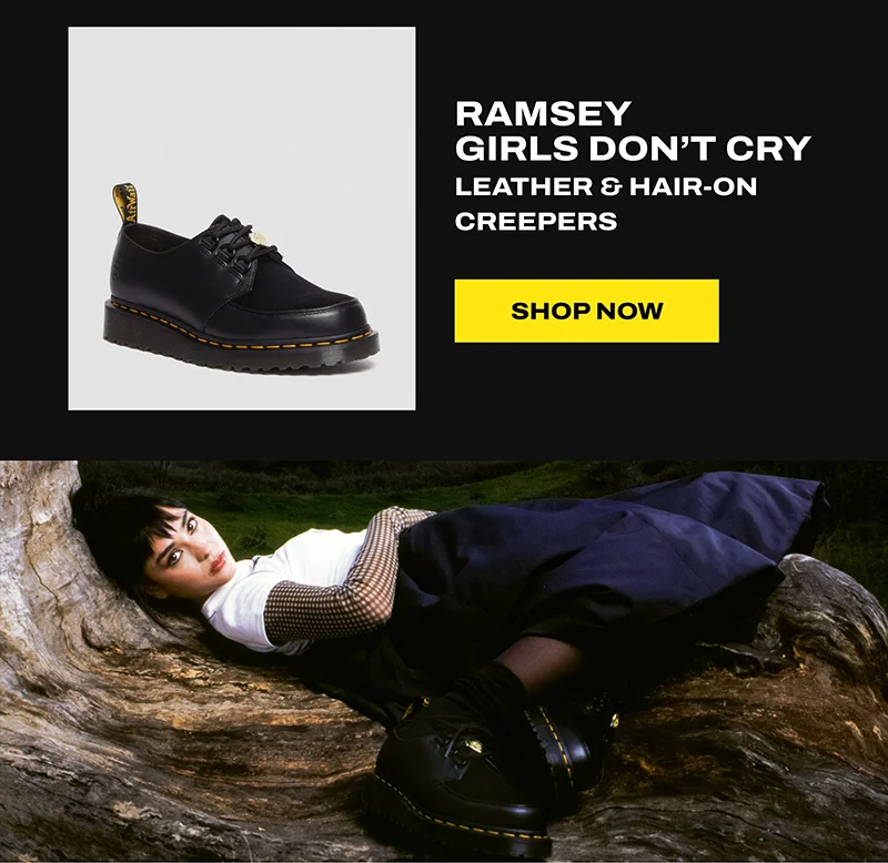 Ramsey Girls Don't Cry Leather & Hair-On Creepers
