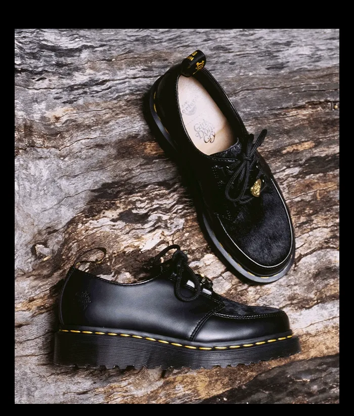 Ramsey Girls Don't Cry Leather & Hair-On Creepers