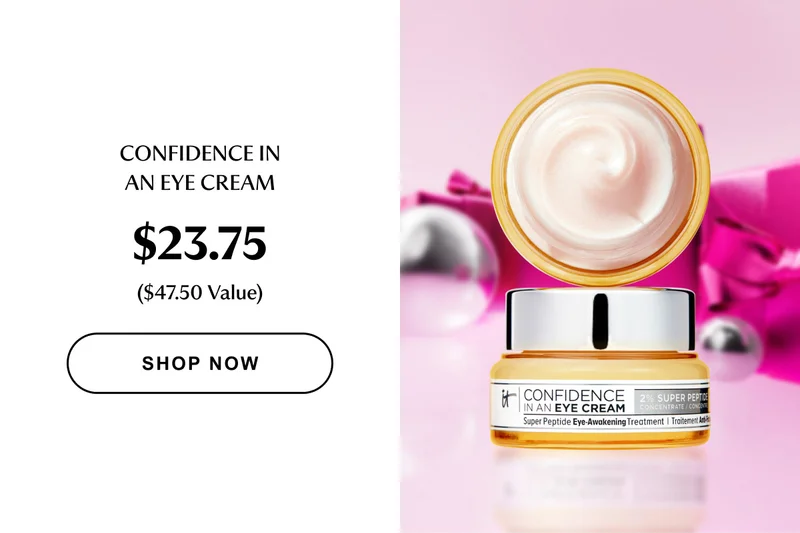 Confidence in an eye cream