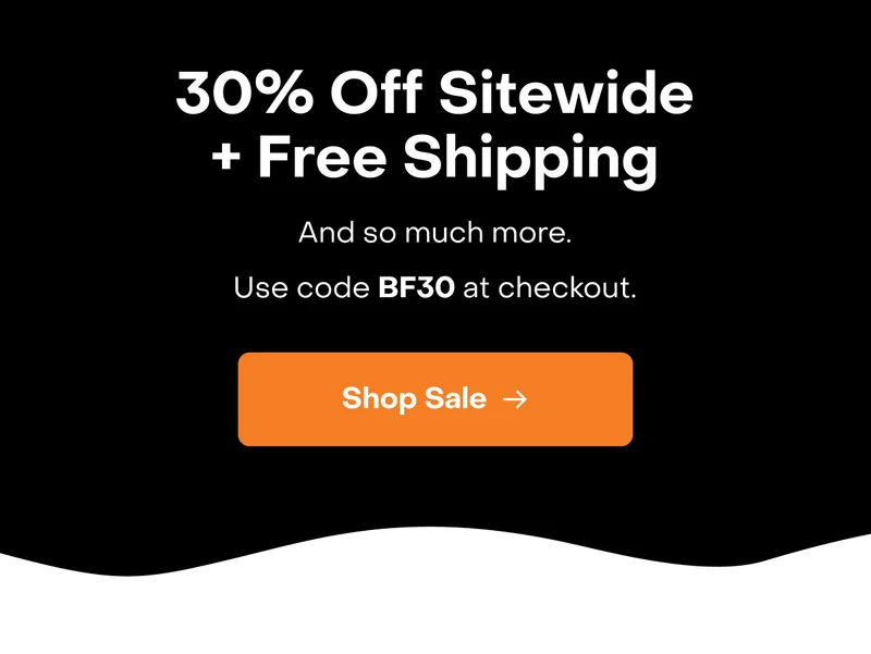 30% Off Sitewide + Free Shipping