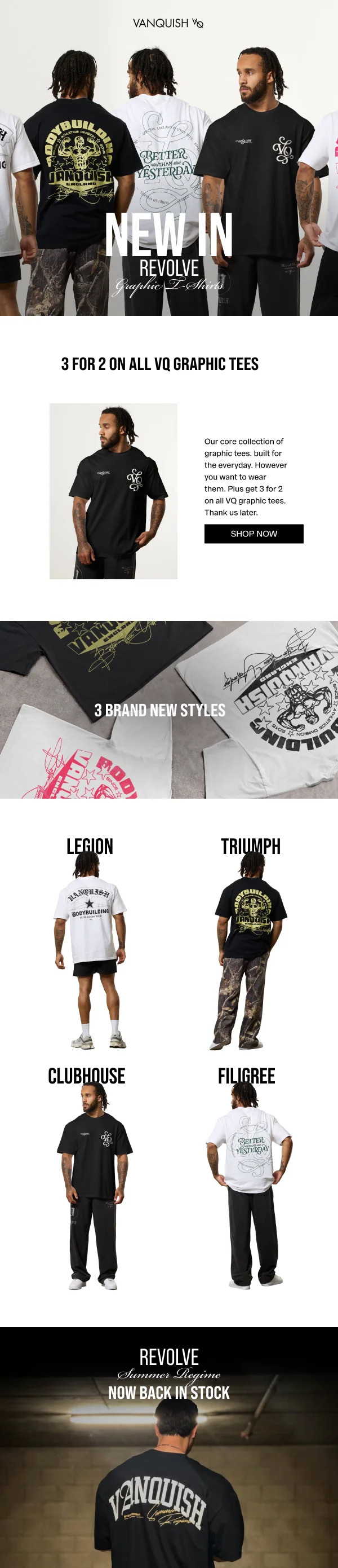 3 for 2 on all graphic tees