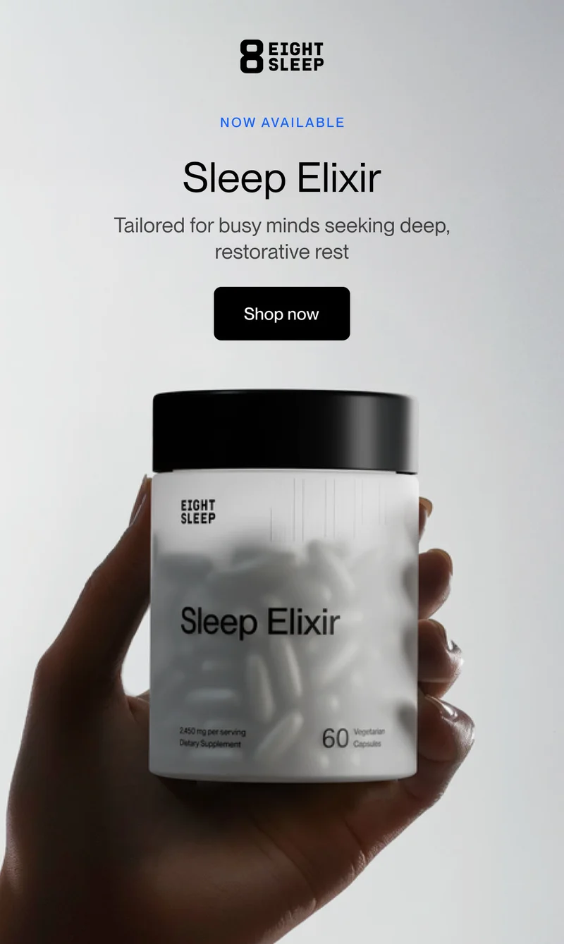 NOW AVAILABLE Sleep Elixir