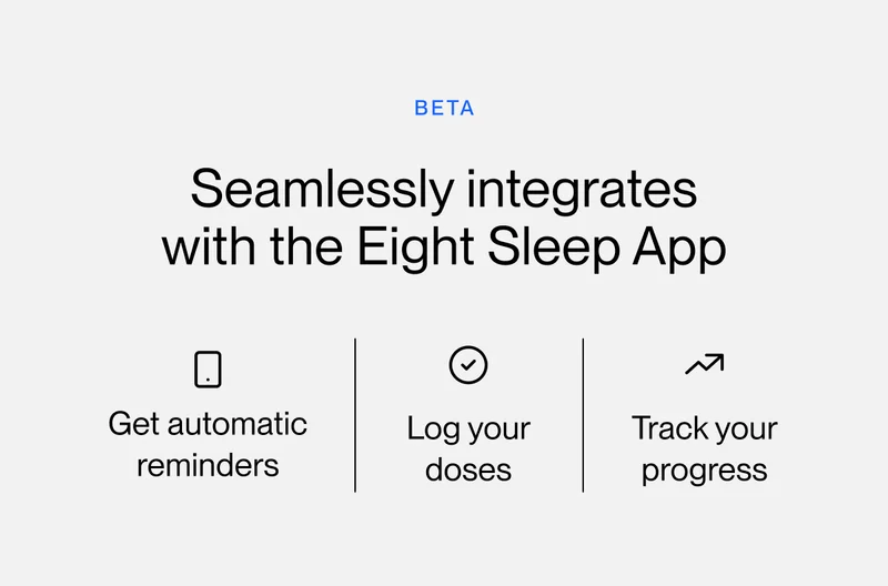 Seamlessly integrates with the Eight Sleep App