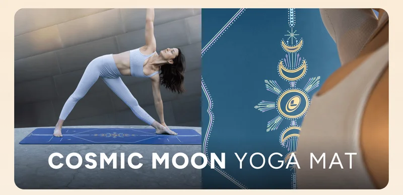 Cosmic Moon Yoga Mat