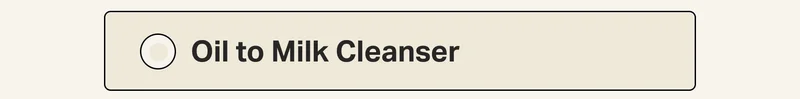 Oil to Milk Cleanser