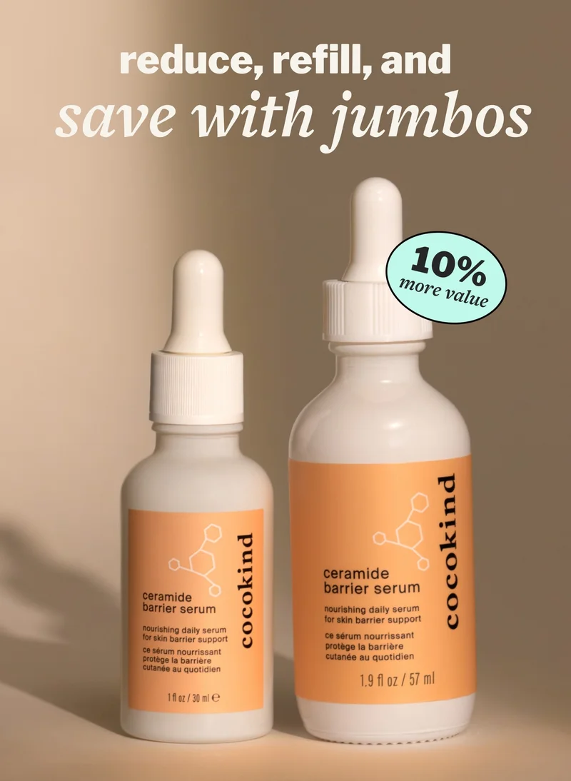 reduce, refill, and save with jumbos