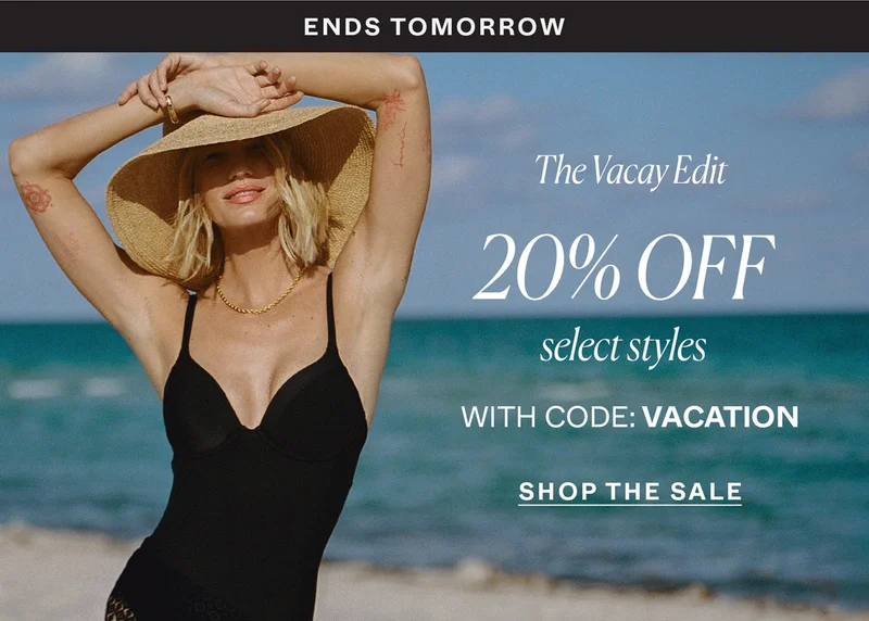 Ends Tomorrow: 20% Off Select Styles with code discount code