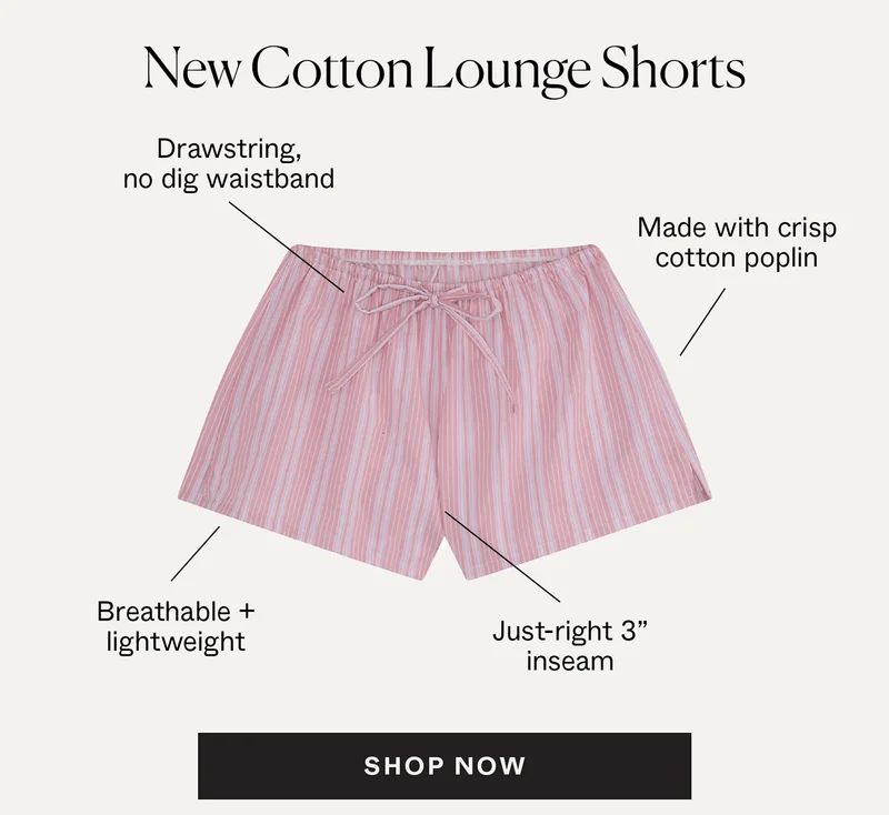 New Cotton Lounge Shorts