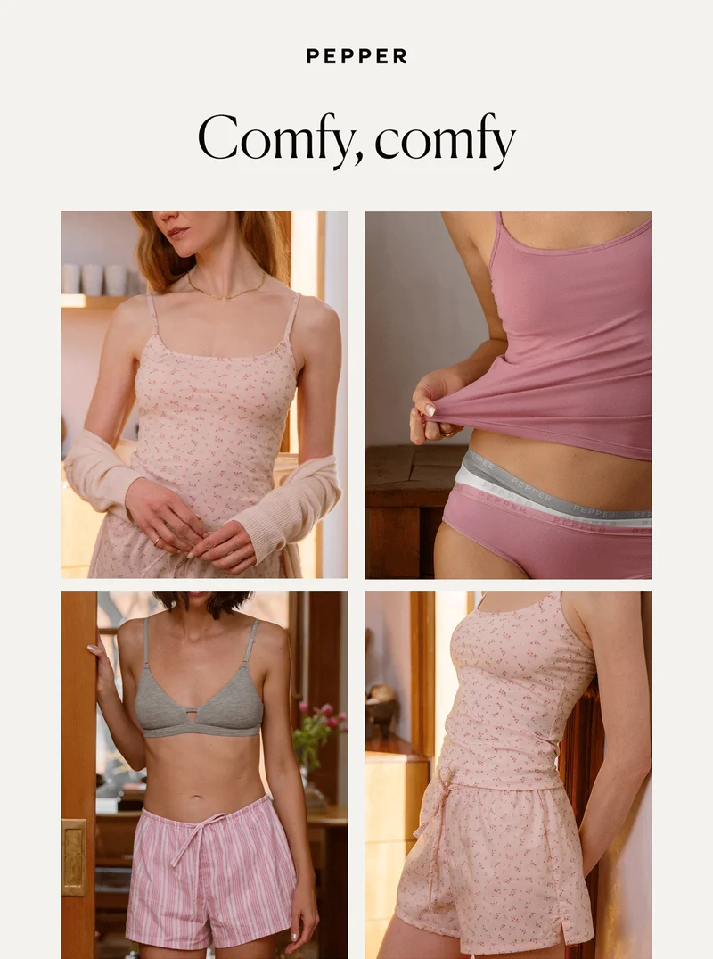 Comfy, comfy: Cotton Intimates + Lounge