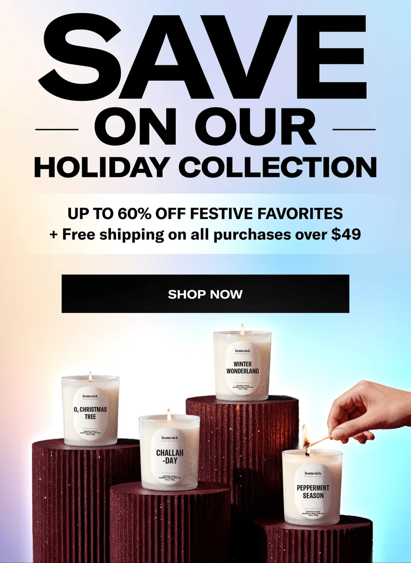 Save on our Holiday Collection | Up to 60% Off festive Favorites + Free shipping on all purchases over $49 | Shop Now