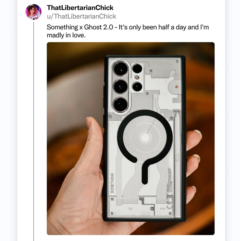 ThatLibertarianChick on Reddit: "Something x Ghost 2.0 - It's been only half a day and I'm madly in love."
