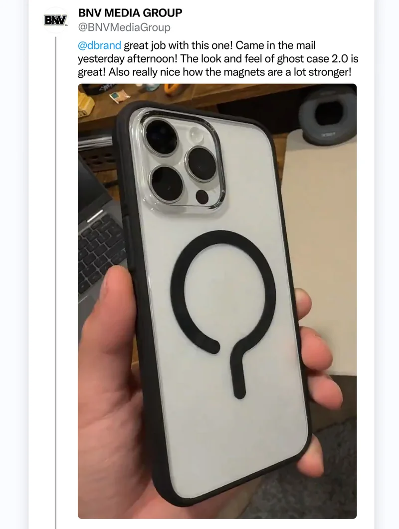 BNV MEDIA GROUP on Twitter: "great job with this one! Came in the mail yesterday afternoon! The look and feel of Ghost Case 2.0 is great! Also really nice how the magnets are a lot stronger!"