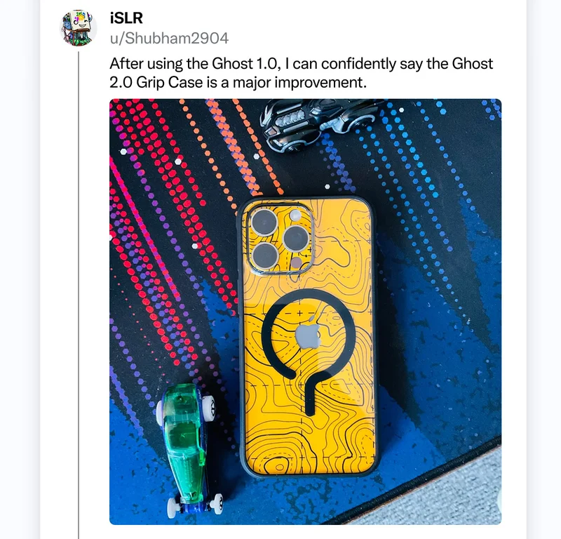 iSLR on Reddit: "After using the Ghost 1.0, I can confidently say that the Ghost 2.0 Case is a major improvement."