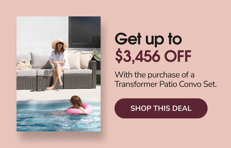 Transformer Patio Convo Set Deals
