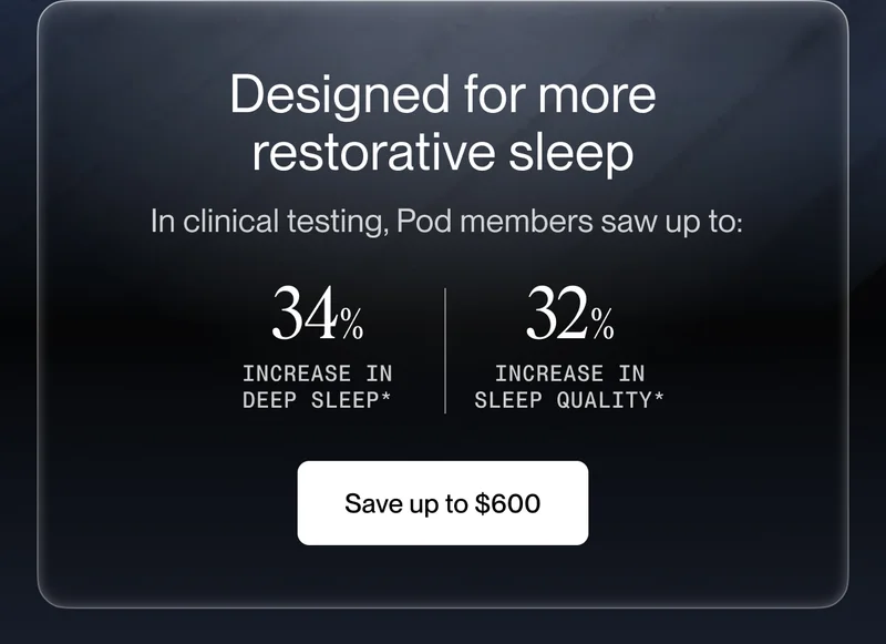 Designed for more restorative sleep