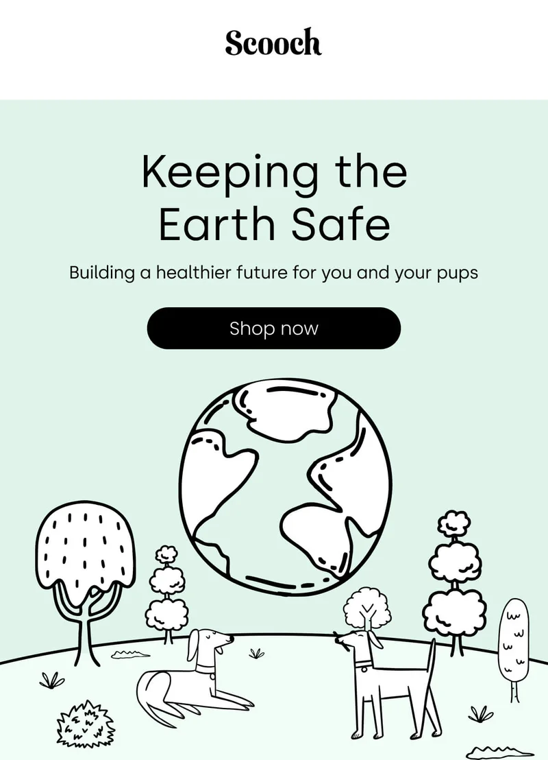 Building a healthier future for you and your pups - Shop now