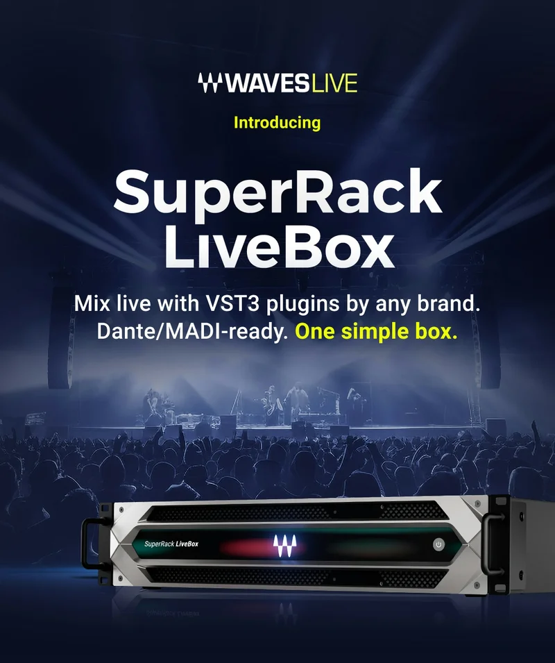 SuperRack LiveBox - Mix Live with VST3 Plugins by Any Brand