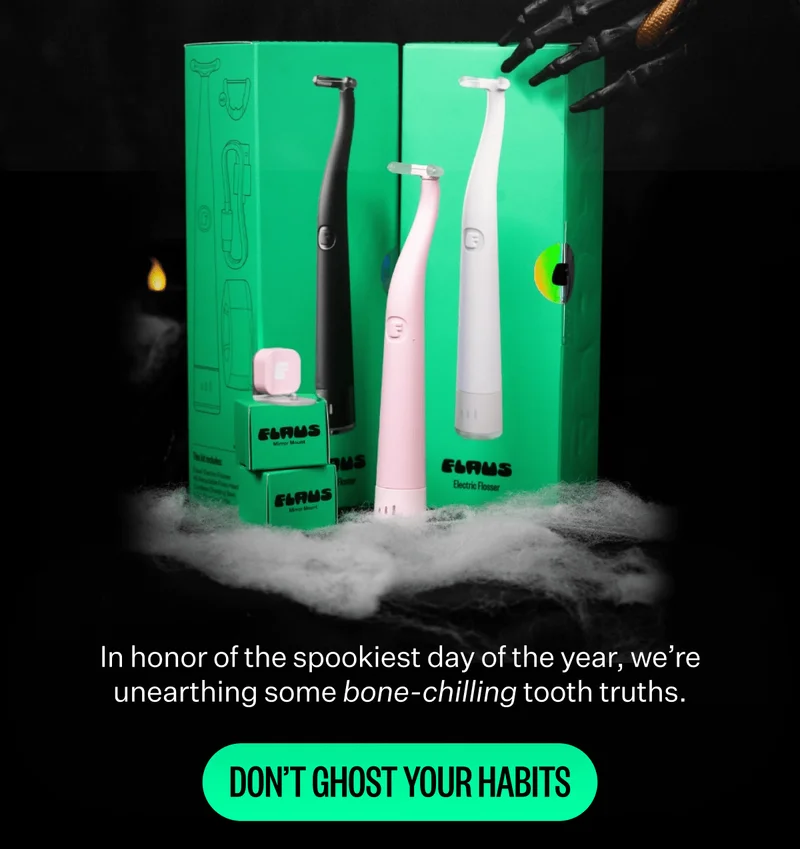 In honor of the spookiest day of the year, we're unearthing some bone-chilling tooth truths. | Don't Ghost Your Habits