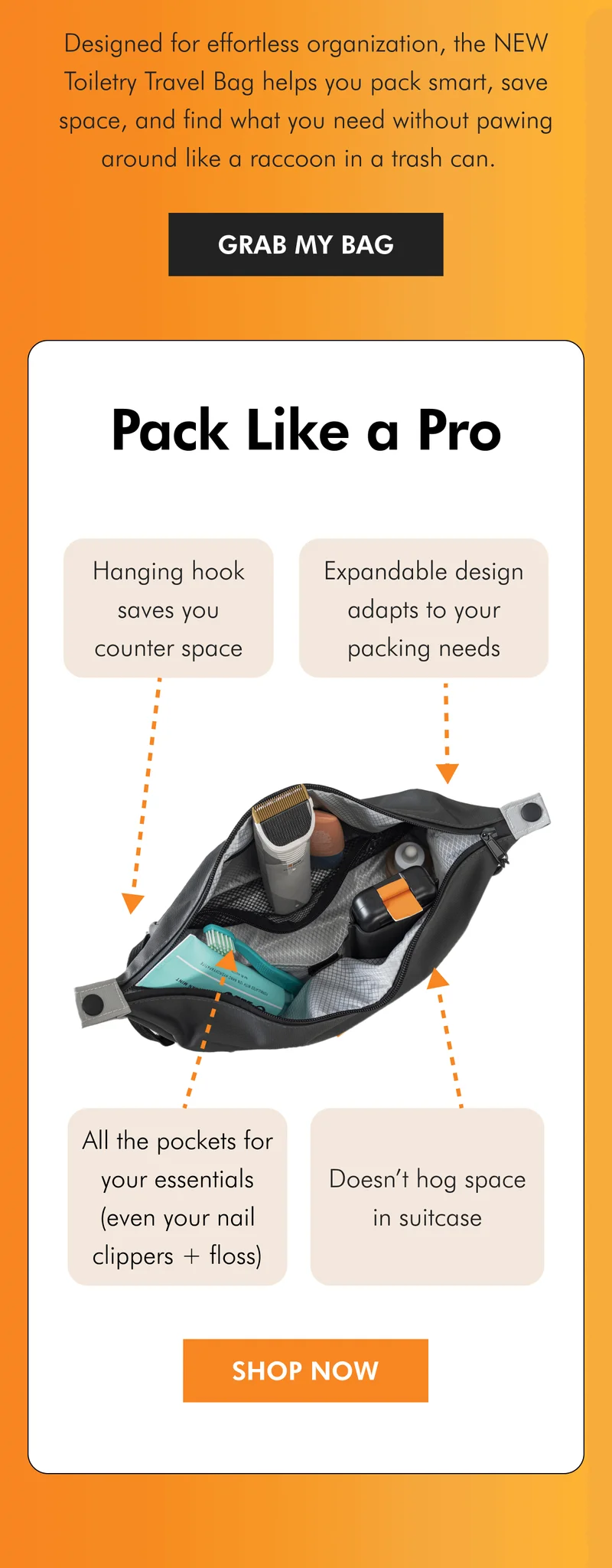 Our new travel bag is here!