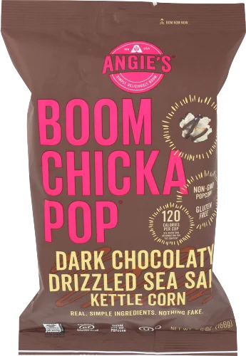Image of Angie's BoomChickaPop Dark Chocolate Drizzled Sea Salt Kettle Corn