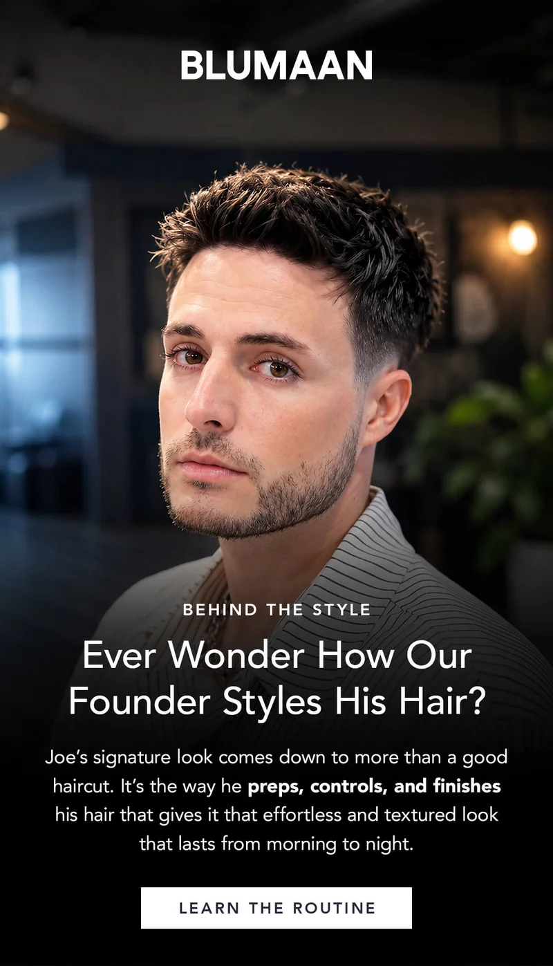 Ever Wonder How Our Founder Styles His Hair