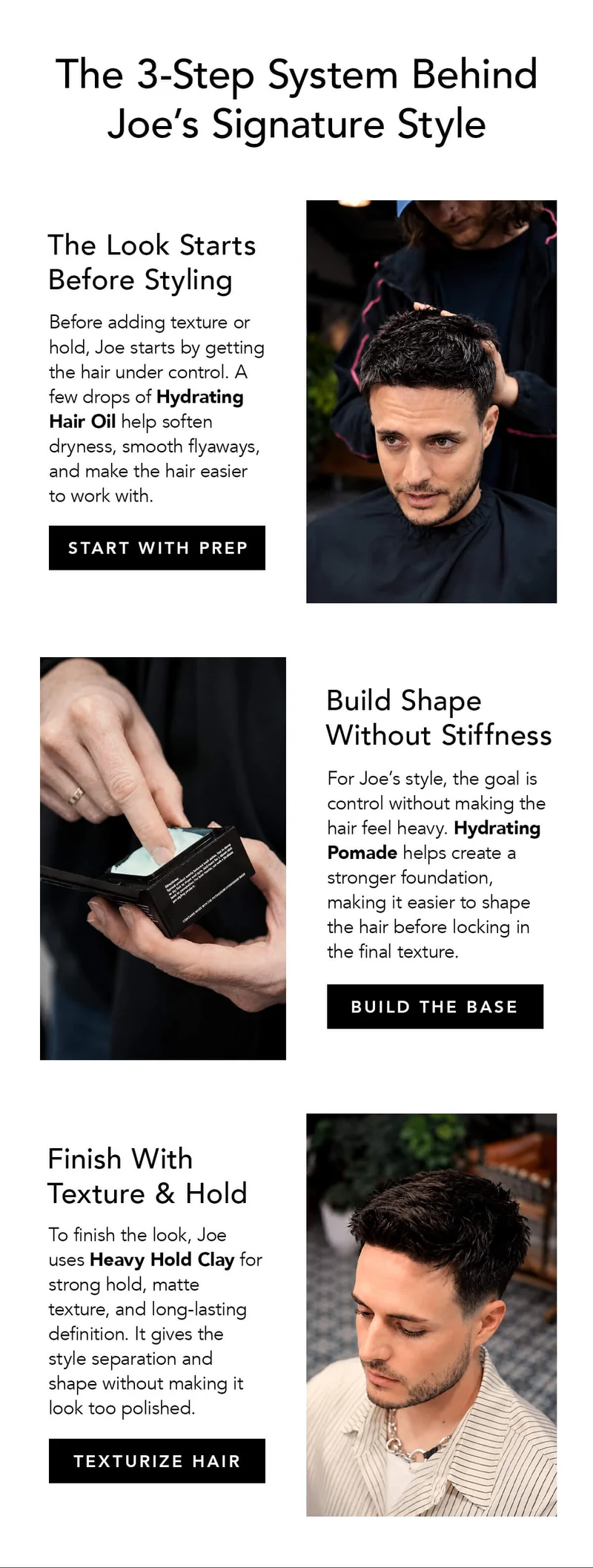 The 3-Step System Behind Joe's Signature Style