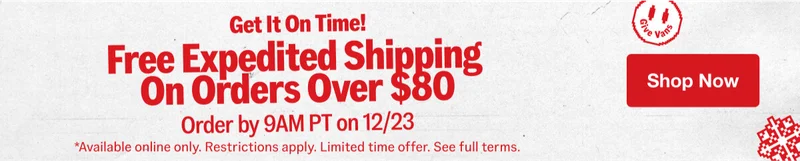 FREE EXPEDITED SHIPPING OVER 80d