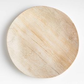Faux Bois Melamine Dinner Plate
