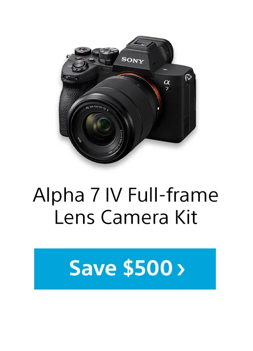 Alpha 7 IV Full-frame Lens Camera Kit | Save