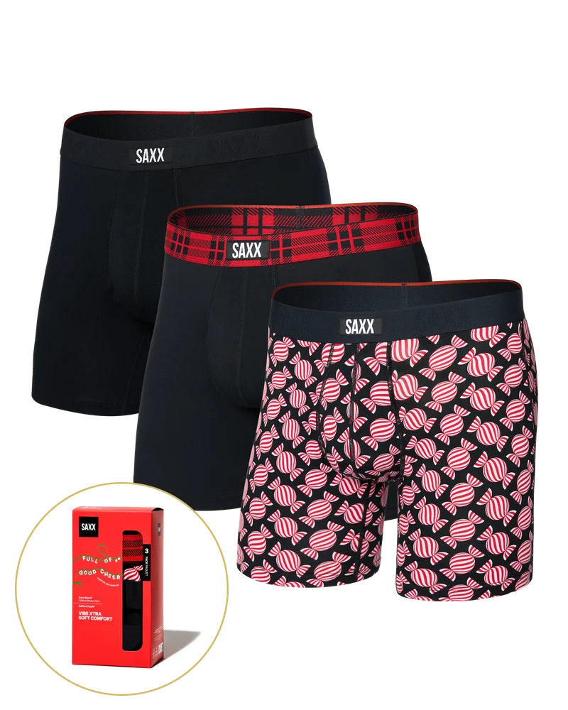 Vibe Xtra Boxer Brief Gift Box 3-Pack