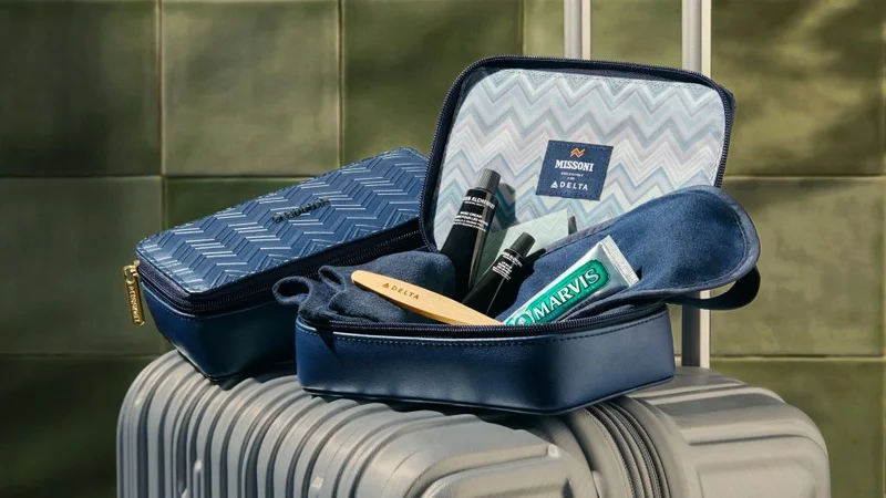 Missoni products offered in amenity kit