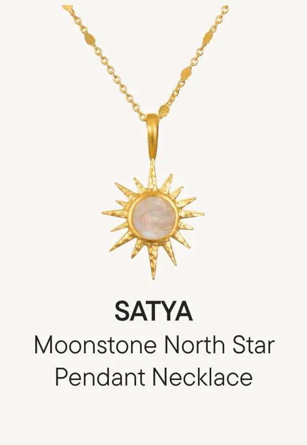 Moonstone North Star Pendant Necklace