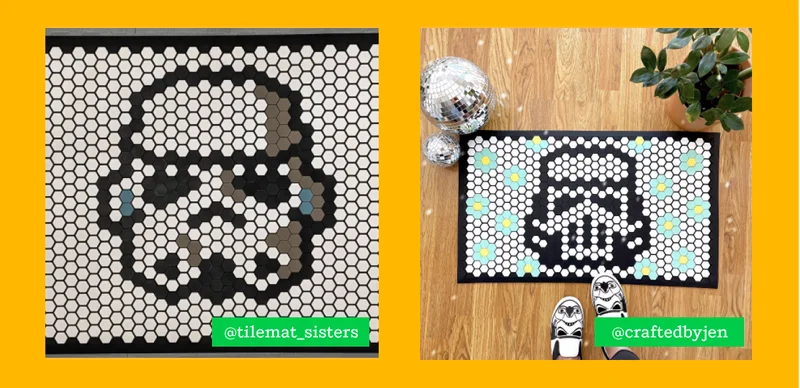 @tilemat_sisters  @craftedbyjen