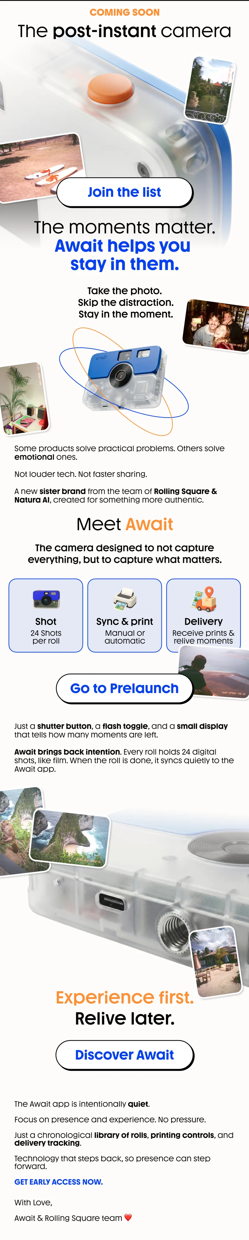 Await Kickstarter Prelaunch