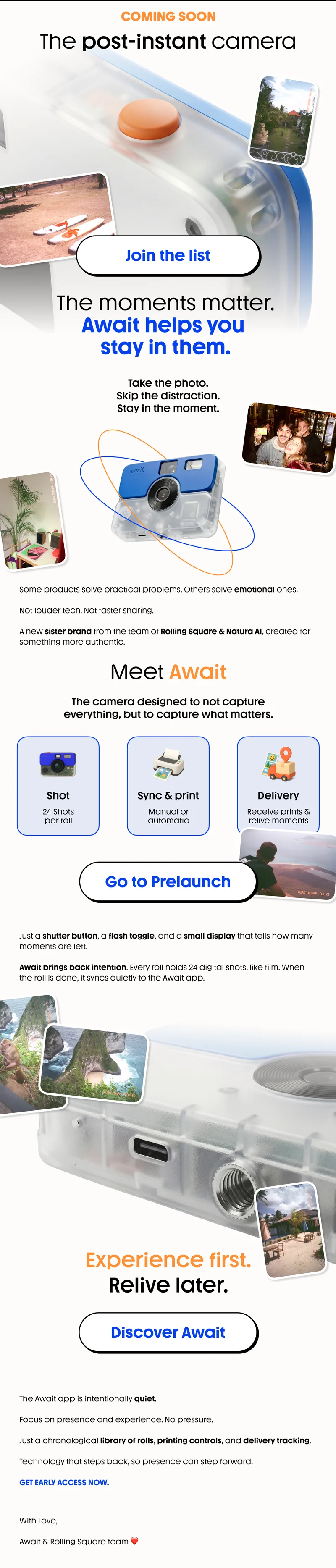 Await Kickstarter prelaunch