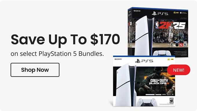 Save Up To $170 on Select PlayStation 5 Bundles | Shop Now