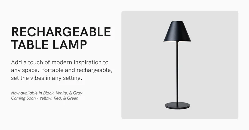 Rechargeable Table Lamp