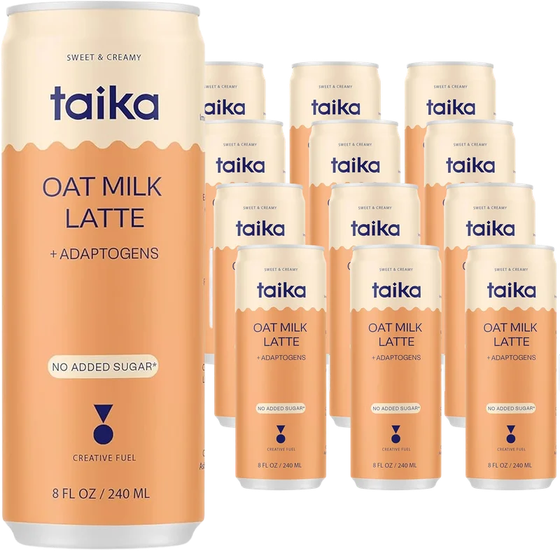 Image of Taika Oat Milk Latte + Adaptogens (12 Pack)