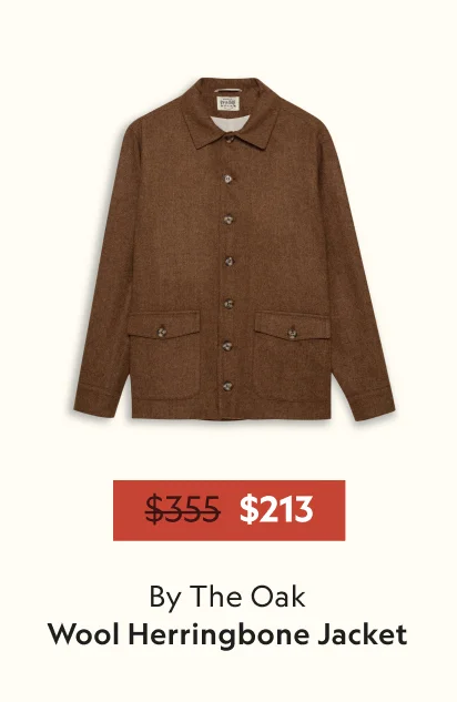 Wool Herringbone Jacket