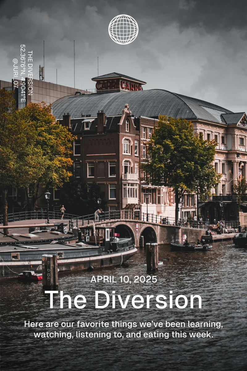 Western Rise: April 10, 2025 - The Diversion - Here are our favorite things we’ve been learning, watching, listening to, and eating this week.Western Rise: July 11, 2024 - The Diversion - Here are our favorite things we’ve been learning, watching, listening to, and eating this week.
