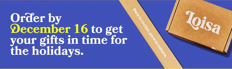 Order by December 16 to get your gifts in time for the holidays.