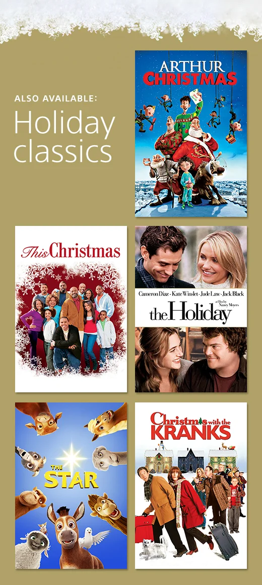 Holiday classics also available