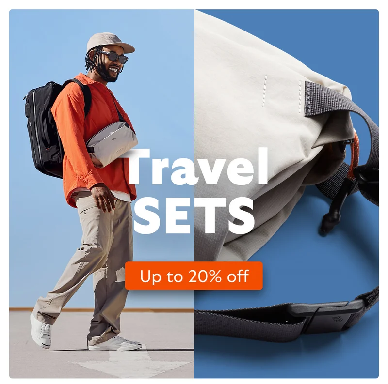 Travel SETS. Up to 20% off